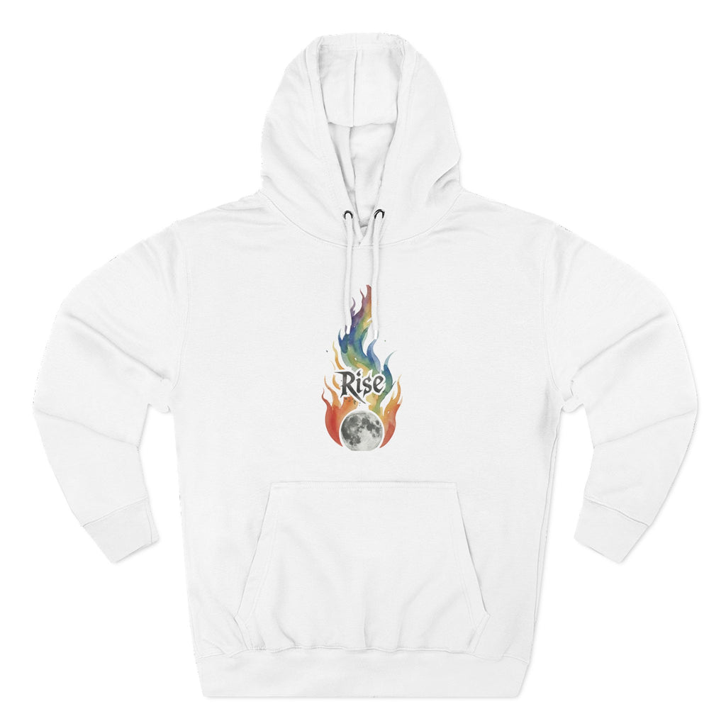 Three-Panel Fleece Hoodie