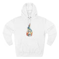 Three-Panel Fleece Hoodie